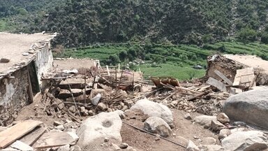 The recent earthquake affected a village in the Chawky district of Kunar province of Afghanistan © WFP/Aslam Haiderzai