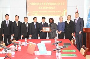 中国捐助200万美金,支持世界粮食计划署在叙利亚开展的紧急援助行动