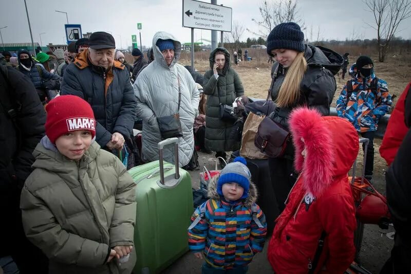 超过250万人逃离乌克兰进入邻国。照片©WFP/Marco Frattini