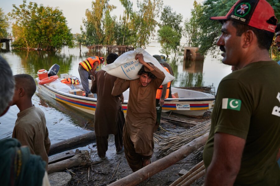 今年，巴基斯坦的洪水引发了一连串危机