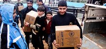 世界粮食计划署向古赛尔地区提供粮食援助，并将继续扩大在叙利亚的紧急粮援